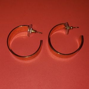 Chunky Bold Flat Hoops